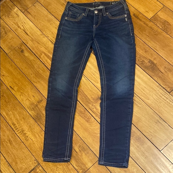 Silver skinny joga Jeans - Picture 1 of 7